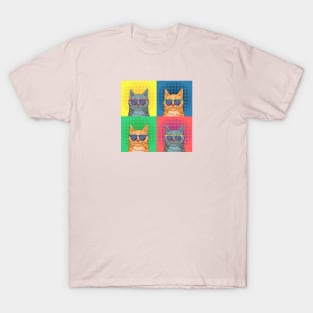 Cat Pop Art T-Shirt